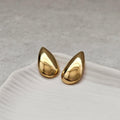 Teardrop Earrings Gold, Waterdrop Earring, Non Tarnish Waterproof Jewellery, Gifts for Her, Minimalist Jewellery