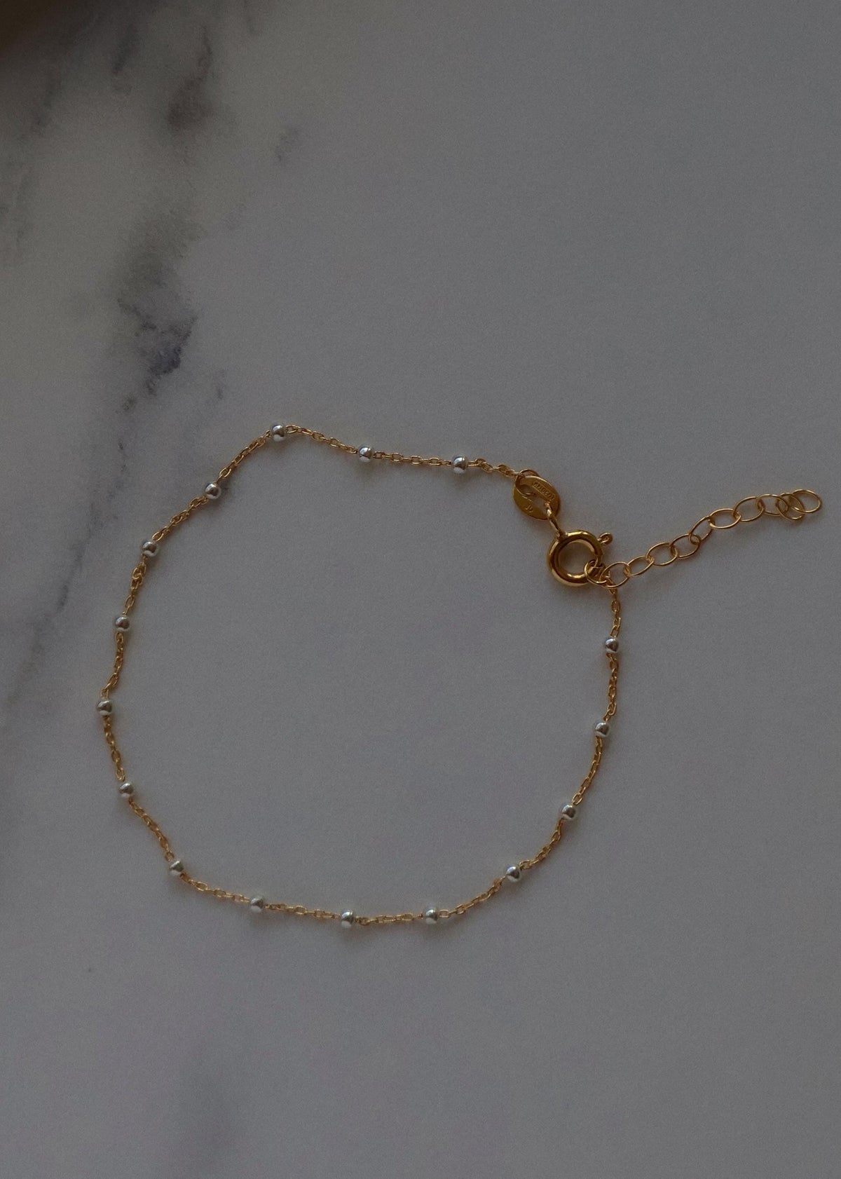 14K Gold Bracelet, Satellite Bracelet, Beaded Bracelet, Dainty Jewellery, Minimalist Aesthetic, Gold Chain, Jewellery Gifts, Bracelets Gold
