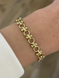 Gold Chain Bracelet for Women, 18K Gold Filled Bracelet, Gold Stacking Bracelet